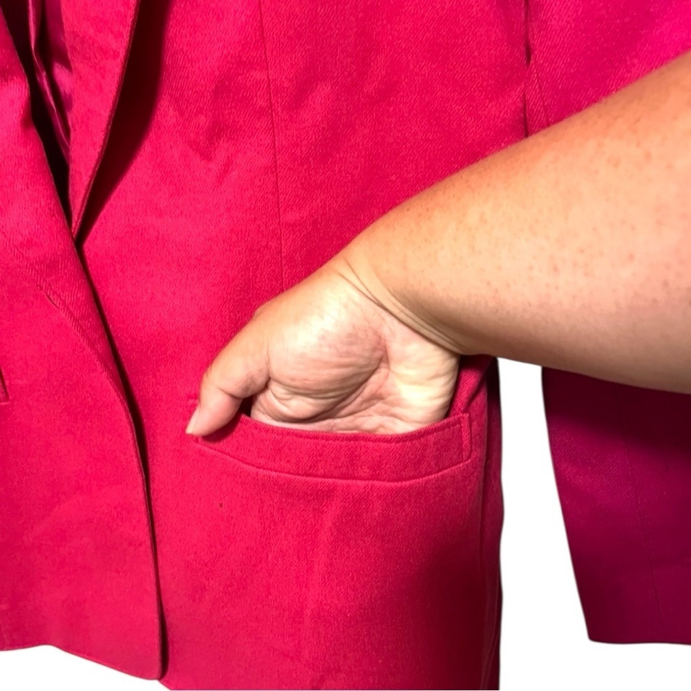 Pendleton Vintage Virgin Wool Raspberry Pink Blaz… - image 4